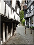 SO7137 : Timber-framed buildings on Church Lane by Philip Halling