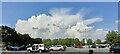 Car park and cloud, Newport