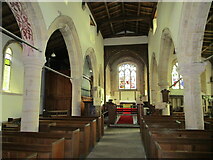 TL0590 : St. Mary's church, Tansor, interior looking east by Jonathan Thacker