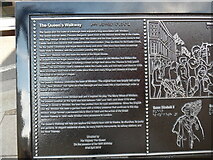 SU9676 : Part of the Information Board in Windsor High Street (1) by David Hillas