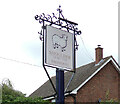 TL9338 : Shoulder of Mutton Public House sign by Geographer