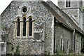 Kenton, All Saints Church: Victorian triple lancet east window