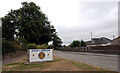 Kirkcudbright sign on the A711