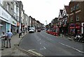 Looking up London Road, East Grinstead