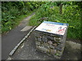 Information board at Craster Tourist Information Centre