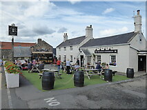 NU2519 : The Jolly Fisherman pub in Craster by Jeremy Bolwell