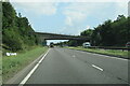 A38 northbound approaching Darnford Road  over-bridge