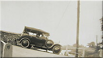 SU1409 : Car on Ibsley Bridge, 1926, view South by John A Hawgood
