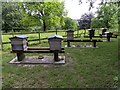 SU8695 : Beehives at Hughenden Manor by Steve Daniels
