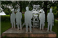 SJ8348 : Mining Monument, Chesterton by Brian Deegan