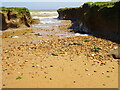 TM2525 : A quiet beach north west of The Naze by Mr James D