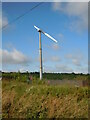 Twrbin gwynt/Wind turbine, Blaensiedi Fawr, Bancyffordd