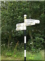 TG2636 : Rural Signpost by David Pashley