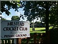 Milstead Cricket Club ground and pavilion