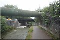 Walsall Canal at Hempole Lane Railway Bridge