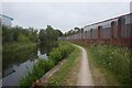 Walsall Canal towards Izons Turnover Bridge