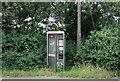 KX100 telephone box on the A46, Aston Cross