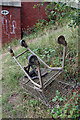 Old shopping trolley by the Grand Union Canal