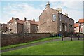 Houses by Elizabethan Walls in Berwick-upon-Tweed