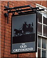 Sign for the Old Greyhound, Worcester