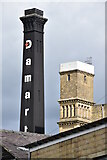 SE1039 : Distinctive "Damart" chimney at Bowling Green Mills by David Martin