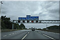 At the A38 junction 16 on the M5, heading east