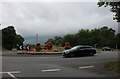 Landscaped roundabout on St Peter