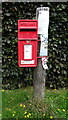 Elizabeth II postbox on Nafford Road, Eckington