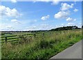 View south from the road at Hurbuck Farm