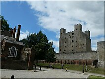 TQ7468 : Rochester Castle: mid August 2021 by Basher Eyre