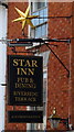 Sign for the Star Inn, Pershore