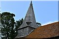 Brenzett,  St. Eanswith Church: Weatherboarded spire