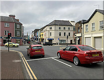 H4572 : Traffic along Market Street, Omagh by Kenneth  Allen