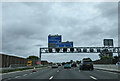 On the M4 eastbound approaching junction 10