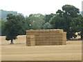 Stack of straw bales