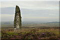 ND3143 : Standing Stone at Whiteleen, near Yarrow, Caithness by Andrew Tryon