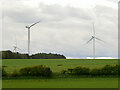 NU1522 : Wind Turbines, North Charlton Moor by David Dixon