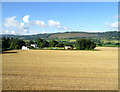 Stubble field towards Great Hardwick