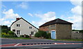 SO6040 : House and barn on the A438, Stoke Edith  by JThomas
