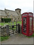 SP0933 : A telephone box with a phone by Philip Halling