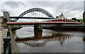 NZ2563 : The Swing Bridge and The Tyne Bridge, Newcastle by habiloid