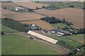 Reinforced railway embankment near Church Lawford: aerial 2021 (2)