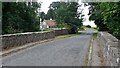 A minor road crosses the Water of May at North Lodge