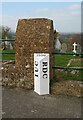 Old Boundary Marker on the B3168 in Ilminster