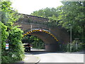 Railway bridge over Bourne Valley Road, Branksome, Poole