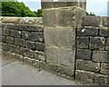 Farnley Gardens gatepost