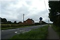 Cycle path beside Station Road