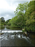SK2268 : Weir on the River Wye at Bakewell by Rod Allday