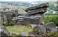 SK2898 : Deepcar & Stocksbridge as seen from Wharncliffe Crags by Dave Pickersgill