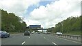 Gantries and footbridge over M6